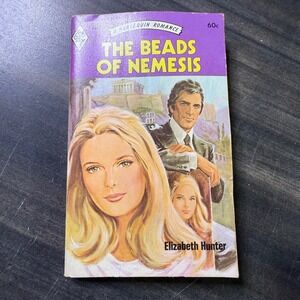 The Beads of Nemesis‎ Harlequin Romance Novel Elizabeth Hunter 1970s Paperback